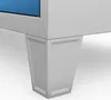 A close-up view of the bottom corner of a cabinet, showing one of its legs. Anteprima dell’immagine prodotto