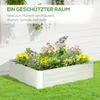Outsunny Hochbeet aus verzinktem Stahl Gartenbeet Produktbild-Vorschau 4