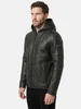 Tazzio Herren Lederjacke A805 (Schwarz, M) Produktbild-Vorschau 2