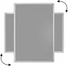 Filztafel mit Alurahmen  Grau 200x100cm Produktbild-Vorschau 13