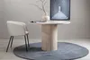 Runder Tisch aus MDF Bianca 110 cm Produktbild-Vorschau 2