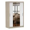 Armoire à portes coulissantes Armoire 120cm Sonoma/blanc Voir les images du produit 9