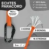 GO!elements 15m Paracord Seil aus reißfestem Nylon - 3mm Produktbild-Vorschau 3