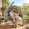 Outsunny Hängesessel Hängekorb mit Gestell für zwei Produktbild-Vorschau 9