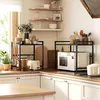 HOMCOM Erweiterbares Mikrowellenregal Mikrowellenständer Produktbild-Vorschau 9