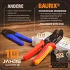BAURIX® Crimpzange inkl. 300 Stück Flachsteckhülsen Set I Produktbild-Vorschau 5