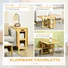 Esstisch, Klapptisch(149,5x80x73,5cm)Esszimmertisch, Produktbild-Vorschau 3