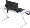 Huzaro Hero 2.5 White RGB gaming desk Anteprima dell’immagine prodotto 4