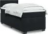 The Living Store Boxspringbett mit Matratze Schwarz 100x200 Produktbild-Vorschau 2