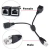 1 bis 2 Dual Ports RJ45 Y Verteiler Adapter Splitter LAN Produktbild-Vorschau 4