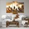 Bild auf Leinwand - Leinwandbild - Cowboys Pferde Galopp - Produktbild-Vorschau 6