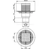 AlcaDrain Bodenablauf 105×105/50/75 mm mit einem Produktbild-Vorschau 7