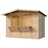 TIMBELA M150 Maison de jardin en bois, bar de marché en Voir les images du produit 3