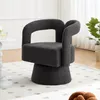 Sweiko 360 Grad drehbare Kuschelfass-Akzentstühle, runde Produktbild-Vorschau 1