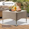 CASARIA® Polyrattan Beistelltisch 58x 58x 42 cm Produktbild-Vorschau 2