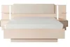 Bett Doppelbett Dast 160x200cm beige mit LED-Beleuchtung Produktbild-Vorschau 2