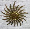 Traumschöne Wanddekoration, Sonne, Eisen, golden patiniert, Produktbild-Vorschau 1