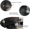 SONNI TV-Schrank Schwarz Hochglanz 140 x 35 x 45cm Produktbild-Vorschau 5
