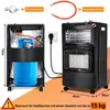 Chauffage radiant Vigevee, noir, 4200 W (gaz) + 1200 W Voir les images du produit 2