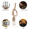 2 m E27 vintage lina konopna lampa sufitowa gniazdo lampa Podgląd zdjęcia produktu 6