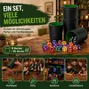 Würfelbecher Set 6-teilig aus Kunstleder mit 36 Würfeln, Produktbild-Vorschau 5