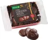A package of gluten-free gingerbread hearts with dark chocolate coating. Podgląd zdjęcia produktu