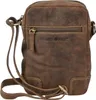 Greenburry kleine Umhängetasche Leder Messenger Bag Vintage Produktbild-Vorschau 12