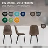 ML-Design zestaw 4 krzeseł do jadalni, brązowe, krzesło Podgląd zdjęcia produktu 7