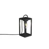 Lampa podłogowa Bologna E27 230V czarna, szkło Podgląd zdjęcia produktu 1