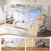 Palandy Flieks 140 x 200 cm s LED osvětlením, kovová Náhled obrázku produktu 7