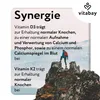 Vitabay Vitamin D3 + K2 Depot – 180 vegane Tabletten – Produktbild-Vorschau 5