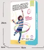 A child is shown playing with a hula hoop on the front of its packaging. Produktbild-Vorschau