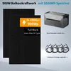 Anker Solix 900W Balkonkraftwerke mit Solarbank 2 Pro Ohne Produktbild-Vorschau 2