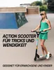 MUWO "Halfpipe" Stunt Scooter – Schwarz, 360° Lenkung, Produktbild-Vorschau 4