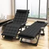 Klappbarer Liegestuhl mit Polsterauflage, 2-in-1 Sitz- und Produktbild-Vorschau 1
