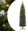 vidaXL Sztuczna choinka slim 150 LED 150 cm Podgląd zdjęcia produktu 7