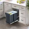 SONGMICS Mülleimer küche, Mülltrennsystem für Unterschrank, Produktbild-Vorschau 1