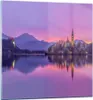 Bilder auf glas - Landschaft Berg See Kirche - 30x30cm - Produktbild-Vorschau 1