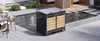 Afvalcontainerbox - 131 x 79 x 116 cm, zwart, staal, Productafbeelding-voorbeeld 6