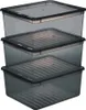keeeper Aufbewahrungsboxen-Set "bea" 3x 18 L crystal-grey Produktbild-Vorschau 1