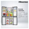 Réfrigérateur américain 483l no frost noir - Hisense - Voir les images du produit 7
