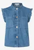 MORE & MORE Denim Blouse 0962 middle blue 36 Produktbild-Vorschau 1
