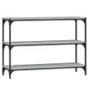 vidaXL Regał szary Sonoma 100x33x70,5 cm Materiał Podgląd zdjęcia produktu 1