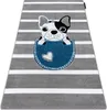 Kinderteppich PETIT BULLDOGGE grau Grau 180x270 cm Produktbild-Vorschau 1