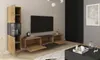 Obývací stěna Berlin I černý mat / dub Wotan - moderní TV Náhled obrázku produktu 3