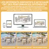 7-teiliges Rattan Gartenmöbel-Set Sitzgruppe 6 Personen Produktbild-Vorschau 6
