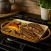 Talerz do grillowania posiłków | 39,5 x 22 x 3,5 cm | Podgląd zdjęcia produktu 2