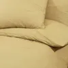 vidaXL Bettwäsche-Set Taupe 240x220 cm Leichte Mikrofaser Produktbild-Vorschau 7