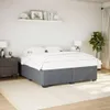 vidaXL Bettgestell ohne Matratze Dunkelgrau 200x200 cm Samt Produktbild-Vorschau 2