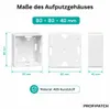 ProfiPatch Netzwerkdose Datendose Aufputz und Unterputz Produktbild-Vorschau 6